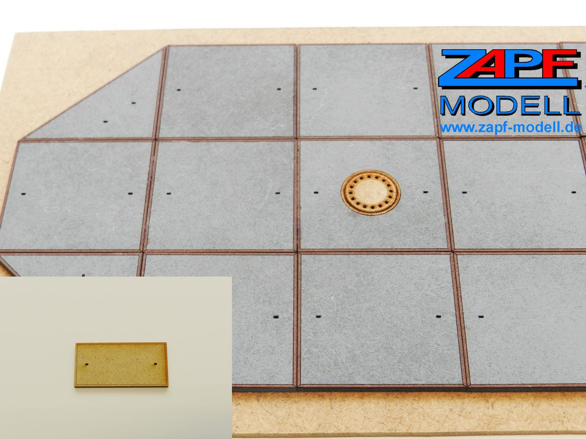 Stelconplatten / Betonplatten 1/2 Platte Spur1